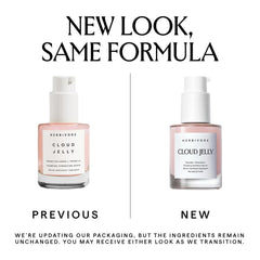 Ingredient close-up: tremella mushroom and strawberry extract in HERBIVORE Serum