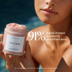 HERBIVORE Cloud Milk Body Cream being applied for smooth, nourished skin