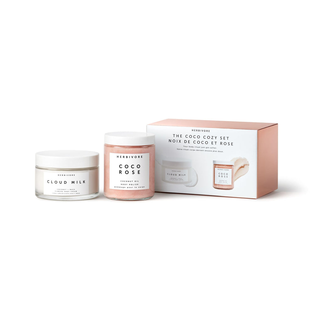 HERBIVORE Coco Rose Body Polish scoop highlights silky exfoliation for radiant skin