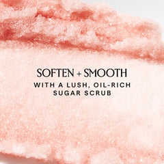 Virgin coconut oil sheen visible, suggesting rich moisturization for dry skin