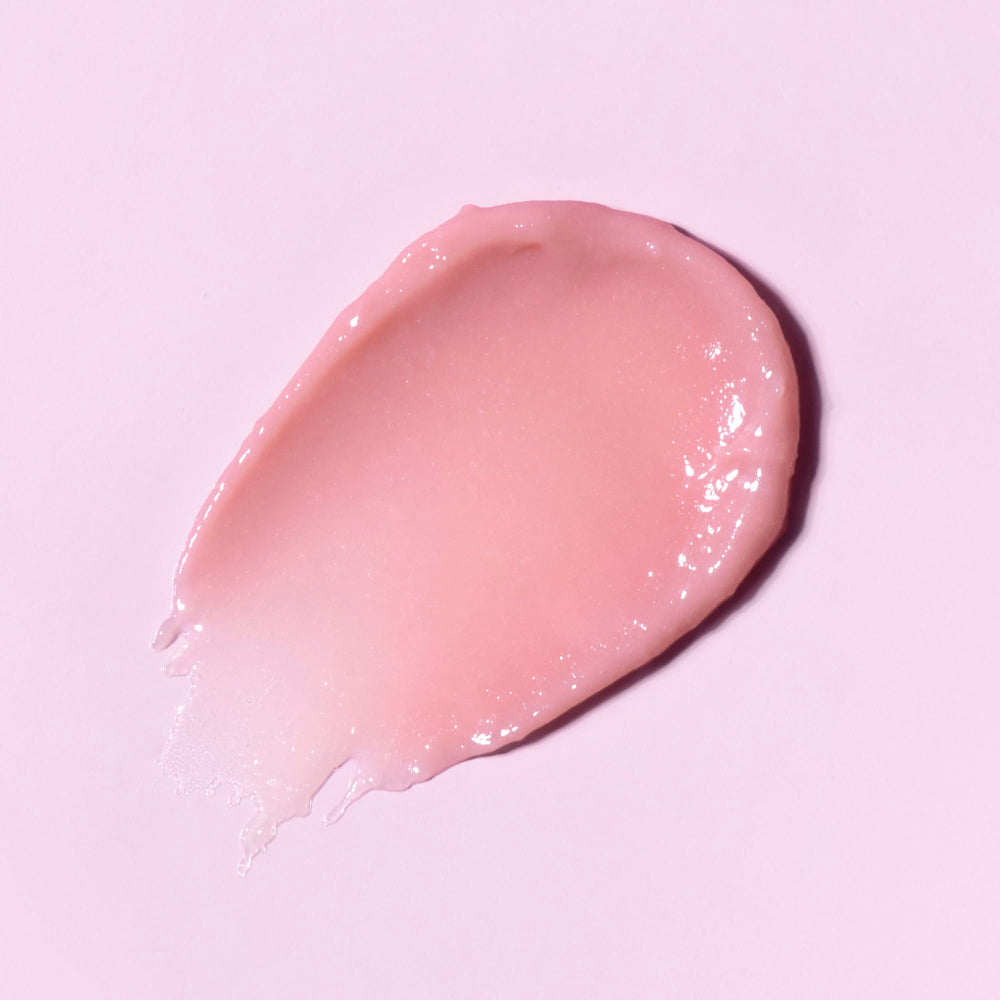HERBIVORE Dream Jelly lip balm features linoleic acid for plant-powered moisturization.