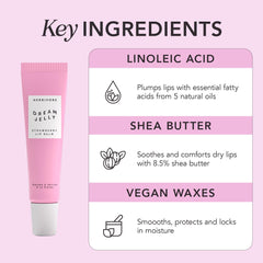 HERBIVORE Dream Jelly lip balm’s sheer pink tint suits every skin tone.