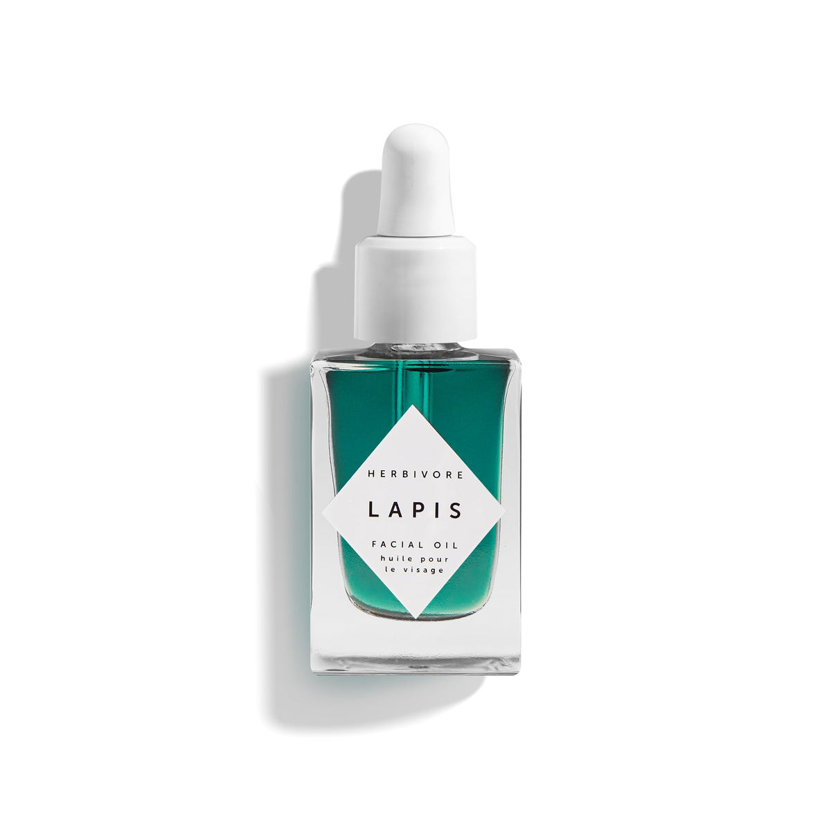 HERBIVORE Lapis Facial Oil bottle closeup for balanced skin and gentle soothing