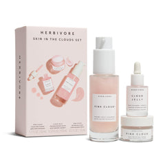 HERBIVORE Skin in the Clouds cleanser bottle for gentle daily cleansing and radiant skin.