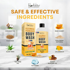 Herblov Eczema Body Wash labeled baby-safe for gentle cleansing