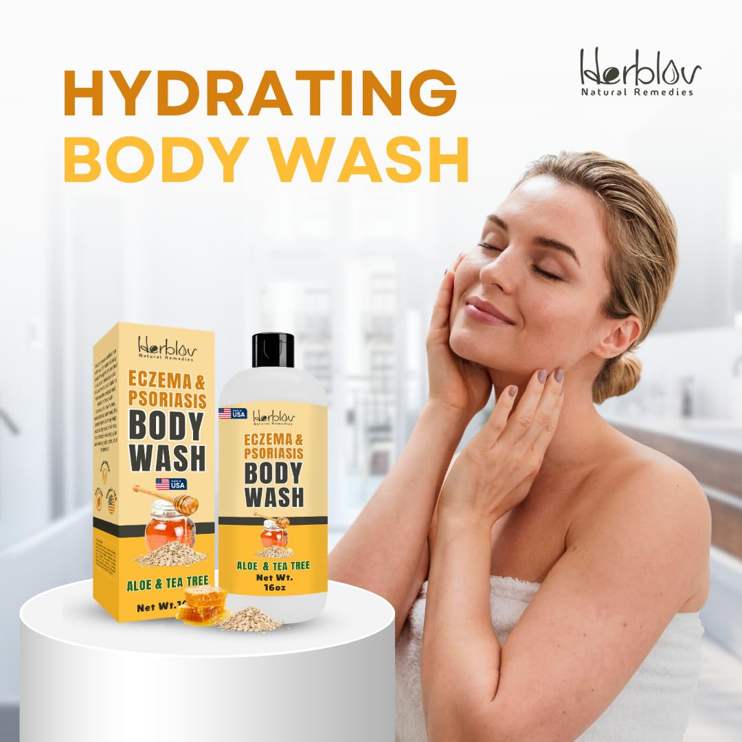 Herblov Eczema Body Wash suitable for daily use on sensitive skin