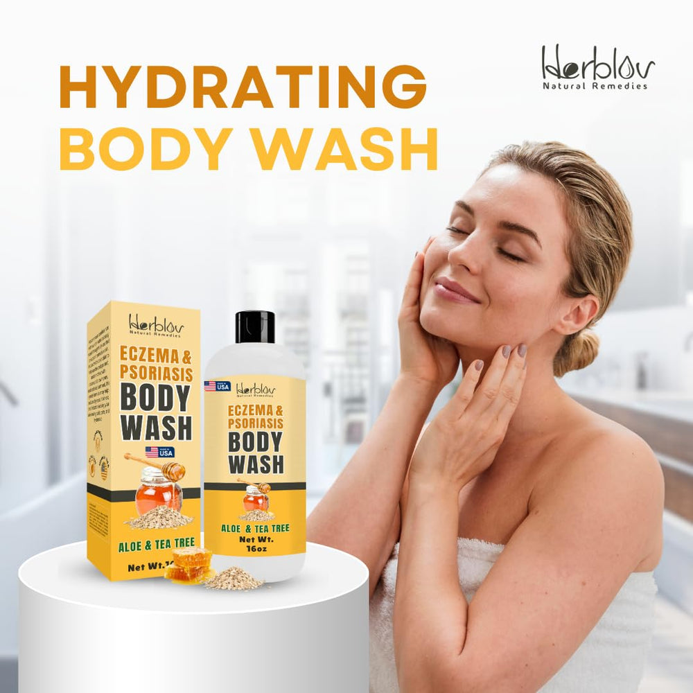 Herblov Eczema Body Wash suitable for daily use on sensitive skin