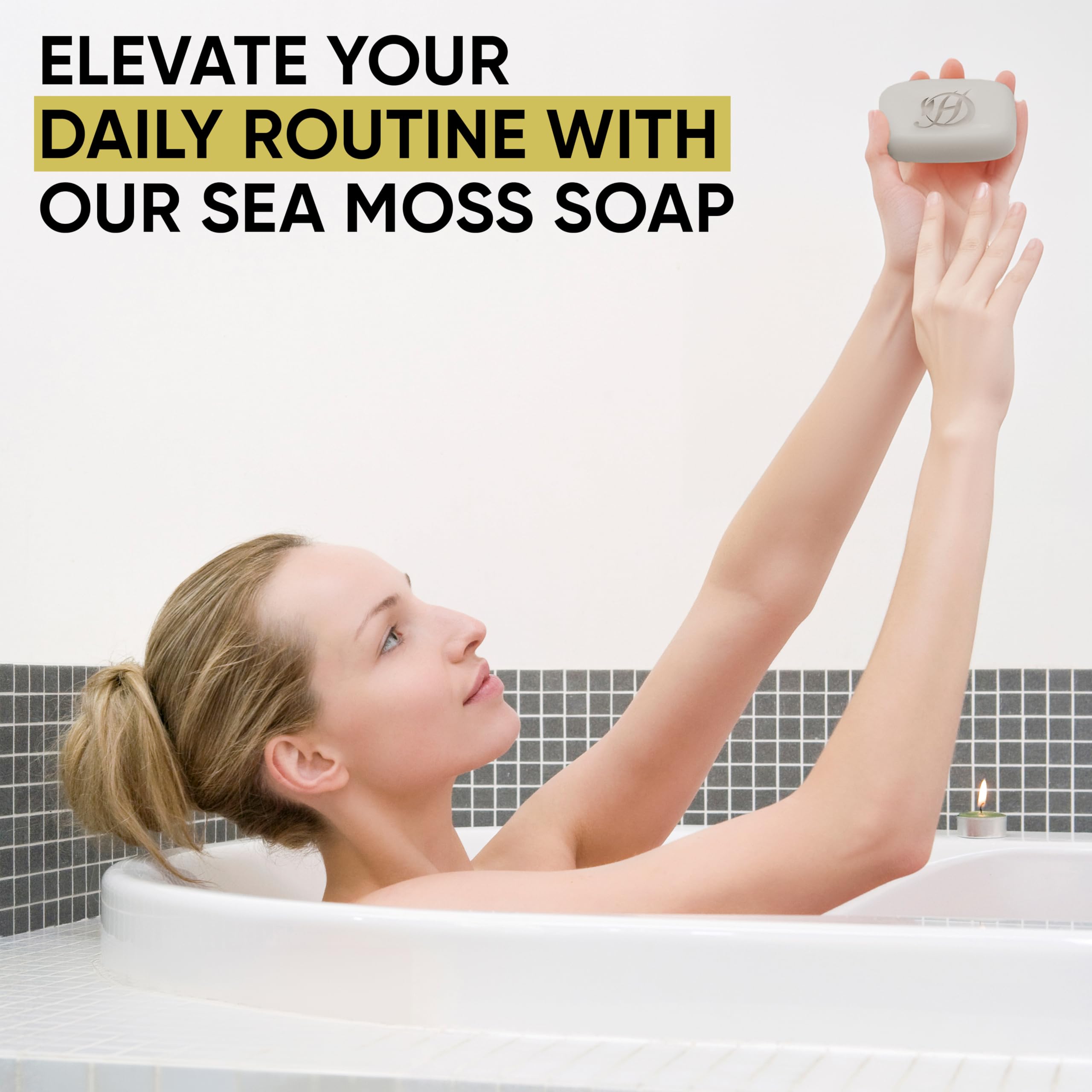 Sea moss extract label highlighted for natural nourishment concept.
