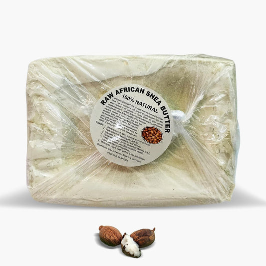 HERBOGANIC 5 lb bulk shea butter packaging for skincare and DIY.
