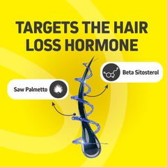 Herbtonics Hair Growth Vitamins capsules close-up highlights 10000mcg biotin.