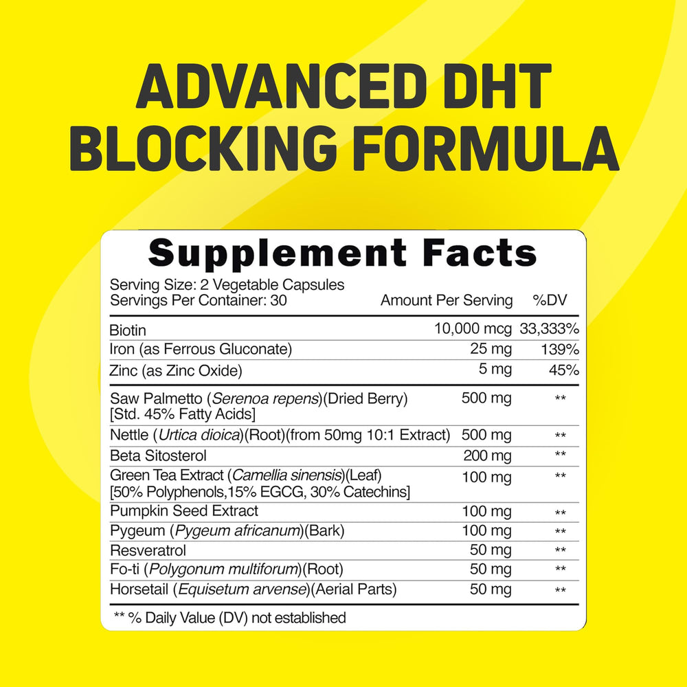Herbtonics Hair Growth Vitamins packaging on shelf signals trusted quality.