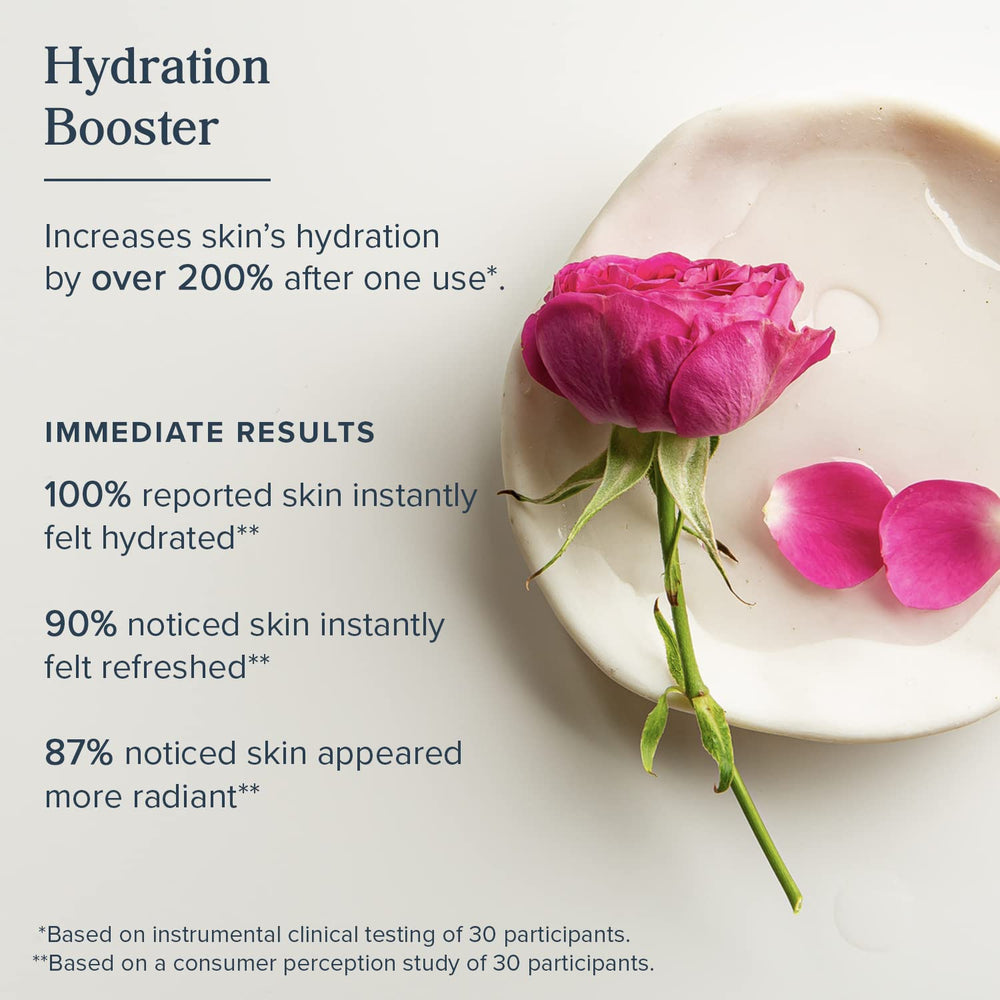Heritage Store rosewater with Damask rose for soothing hydration.
