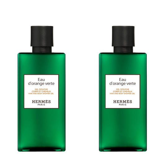 Hermès Eau d'Orange Verte bottle pour creates a generous body and hair lather.