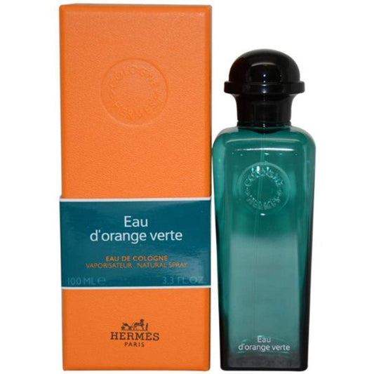 Hermès Eau D'Orange Verte spray bottle with a refreshing citrus fragrance for daily wear