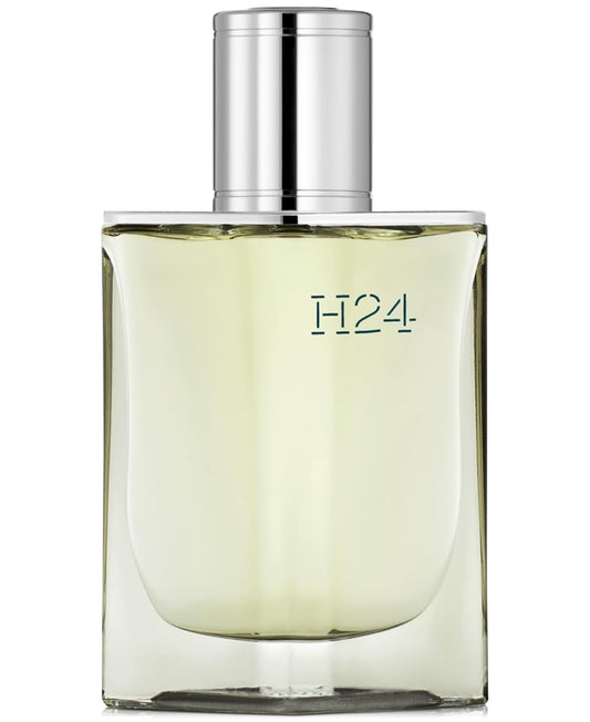 Hermès H24 refillable bottle front view for daily wear.