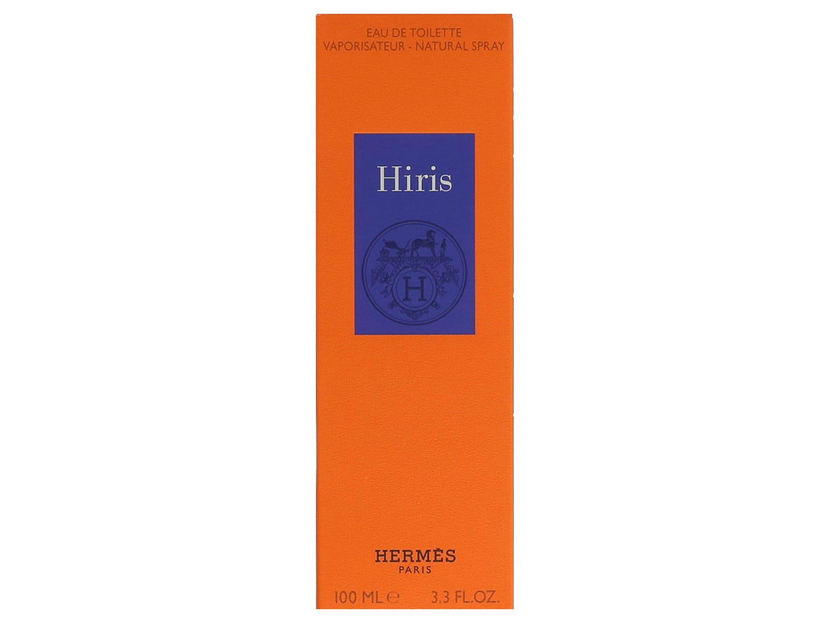 Hermès Hiris bottle close-up highlighting iris-inspired elegance for a refined scent moment.