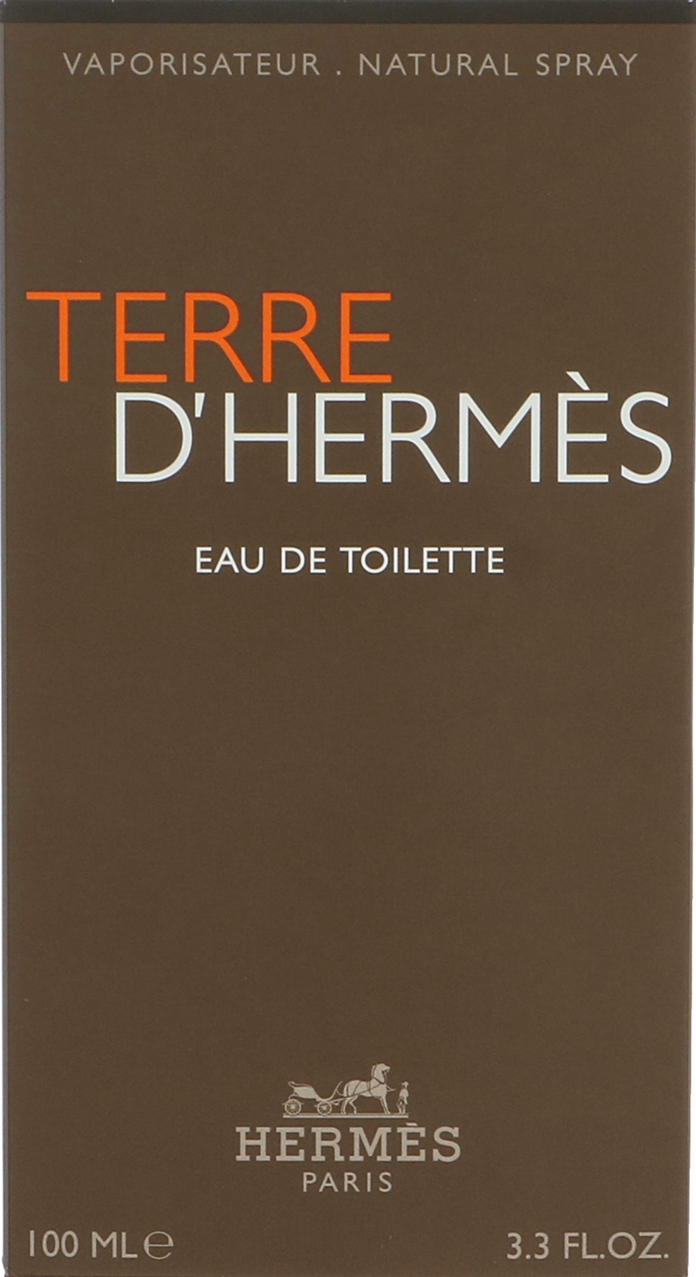 Hermès Terre D'Hermès EDT bottle pour, a versatile, refined scent for daily wear.