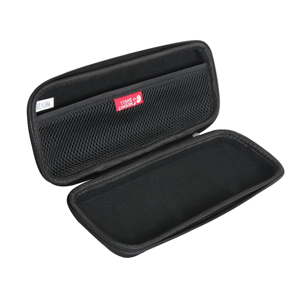 Hermitshell travel case zipper closure keeps contents secure on the move.