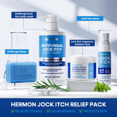 Hermon Antifungal Body Wash athlete-ready concept emphasizes post-workout freshness