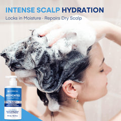 Hermon deep cleansing action helps remove debris from the scalp.