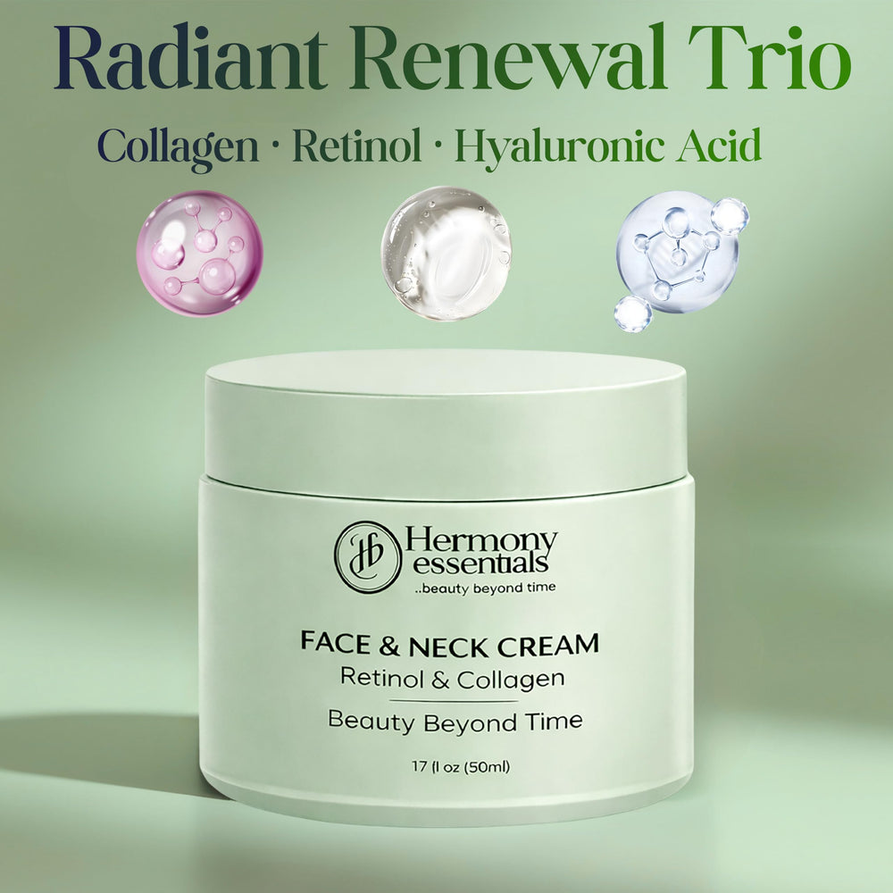 Hermony Essentials anti-aging cream texture close-up for smoother, hydrated skin