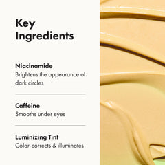 Hero Cosmetics Bright Eyes under-eye glow adds subtle radiance around the eyes.