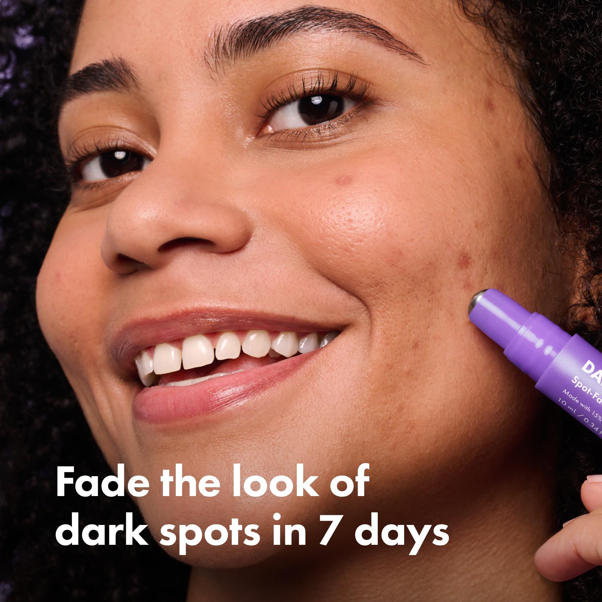 Hero Cosmetics Dark Spot Correct rollerball tip enables precise, on-the-go application.