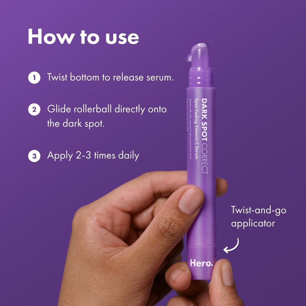 Hero Cosmetics Hyaluronic acid serum adds hydration to the skin.