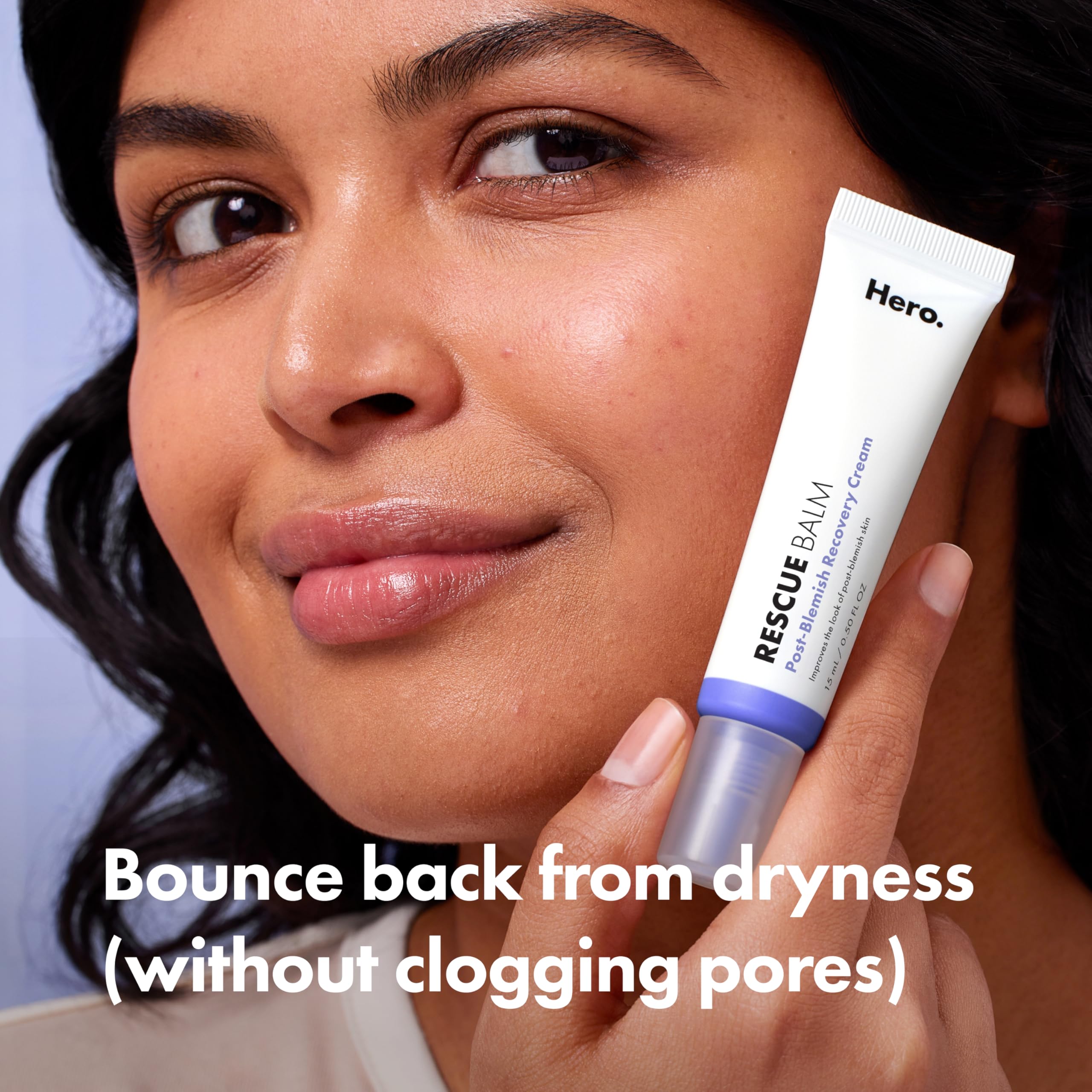 Texture close-up of Rescue Balm applying evenly for spot care