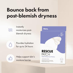HERO COSMETICS Rescue Patch adheres securely with flexible edges