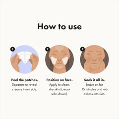 Compact HERO COSMETICS Rescue Patch packet for on-the-go moisture