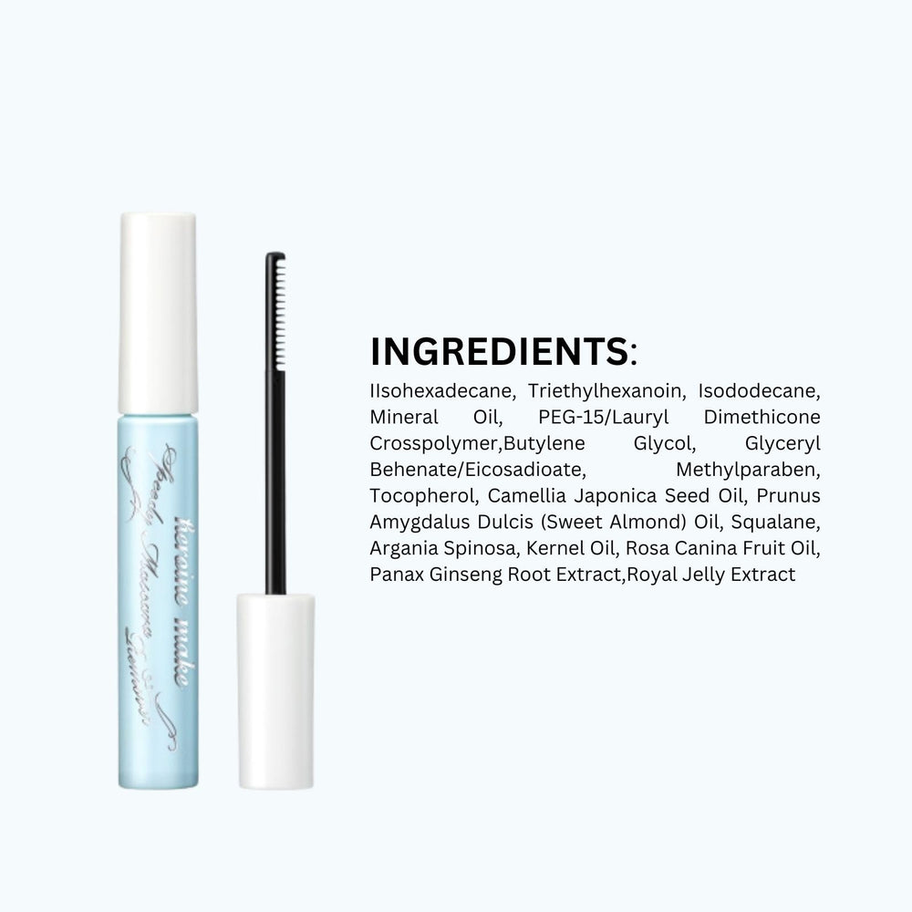 Heroine Make Mascara Remover daily-use routine for clean lashes