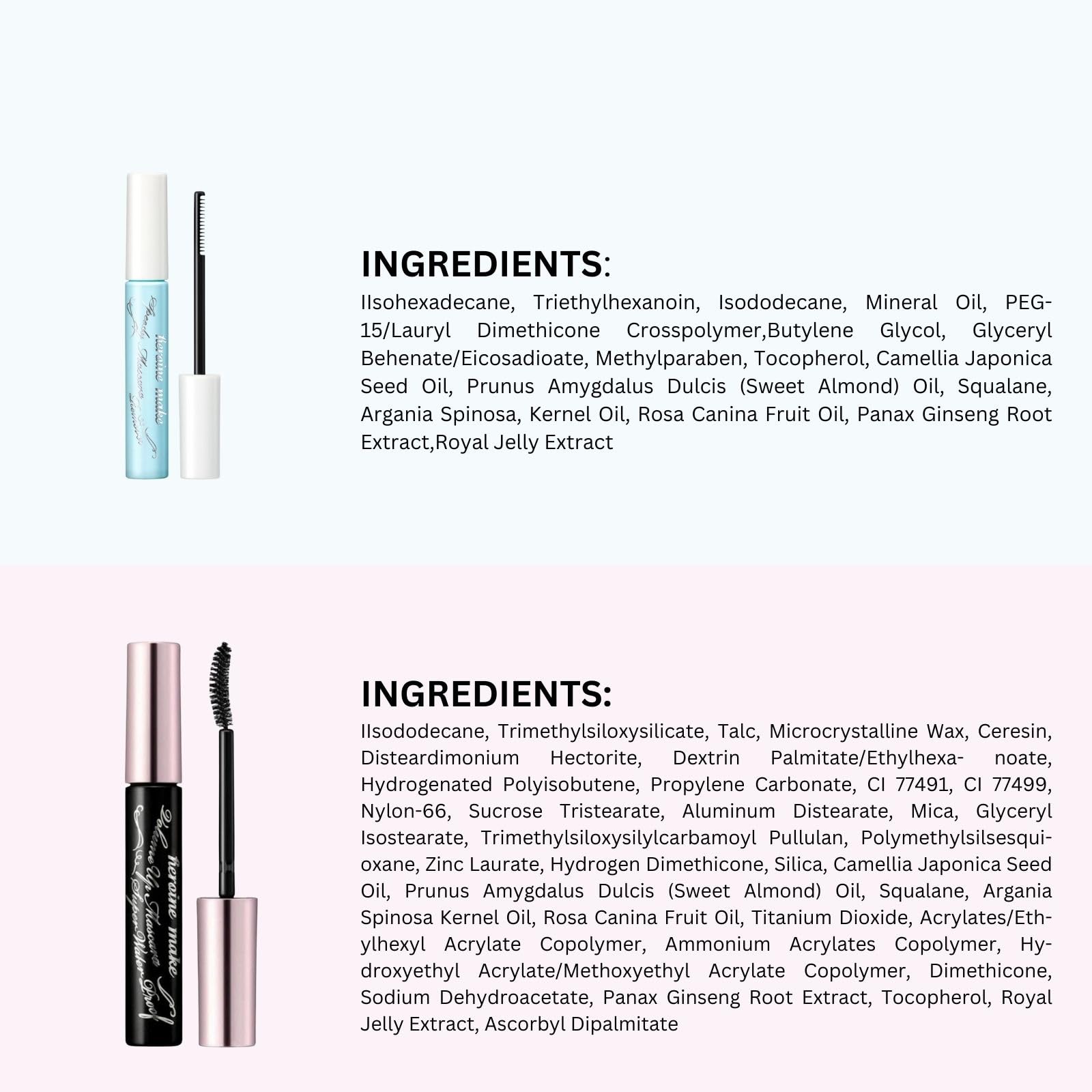 Heroine Make compatible with standard eye makeup remover for safe removal