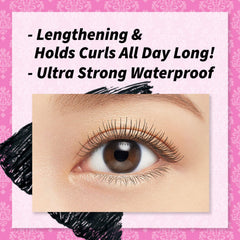 Heroine Make mascara waterproof formula close-up for humid days
