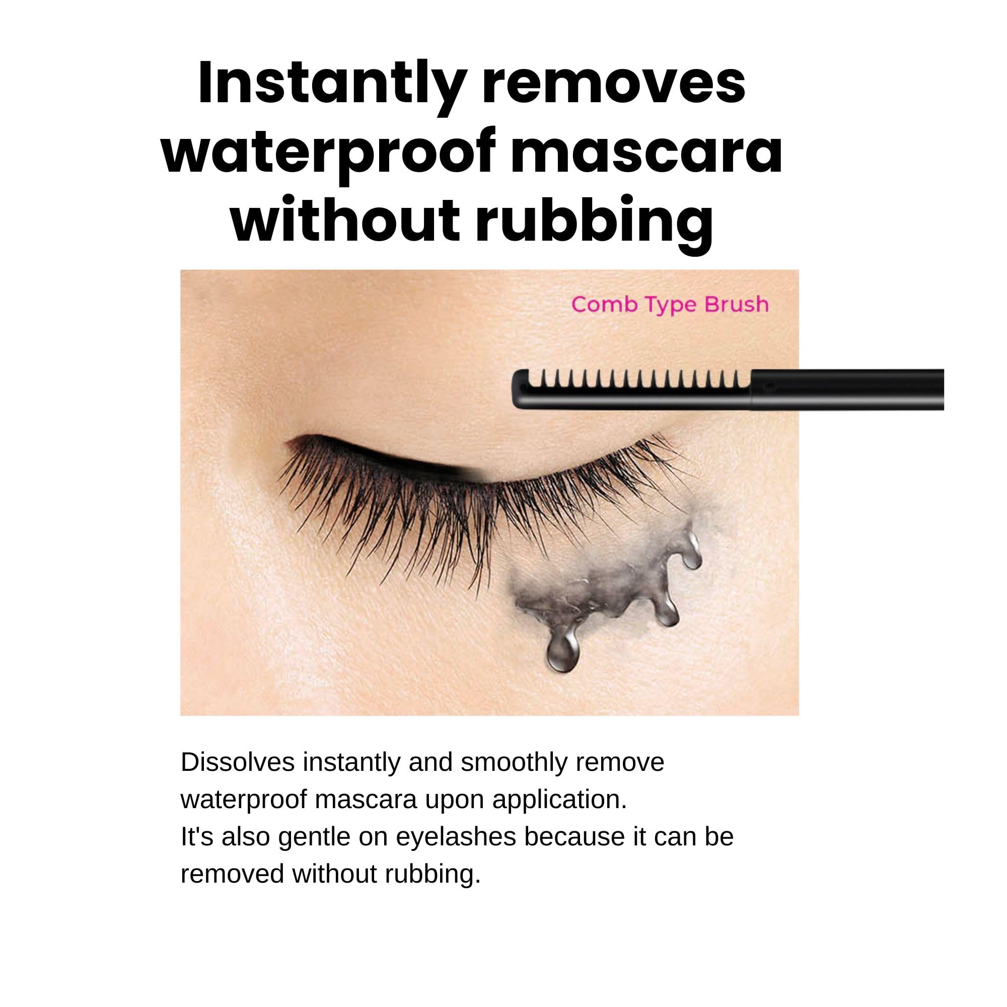 Heroine Make Speedy Mascara Remover packaging closeup highlights easy daily use