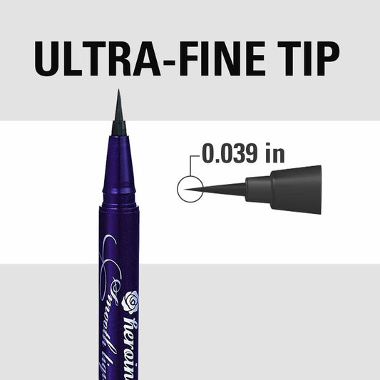 Heroine Make waterproof eyeliner resists smudging through sweat and humidity.