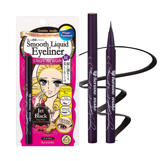 Heroine Make waterproof eyeliner with a zero-point-one mm tip for precise lines.