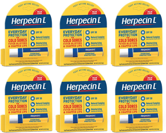 Herpecin-L SPF 30 lip balm for daily lip protection against sun and dryness.