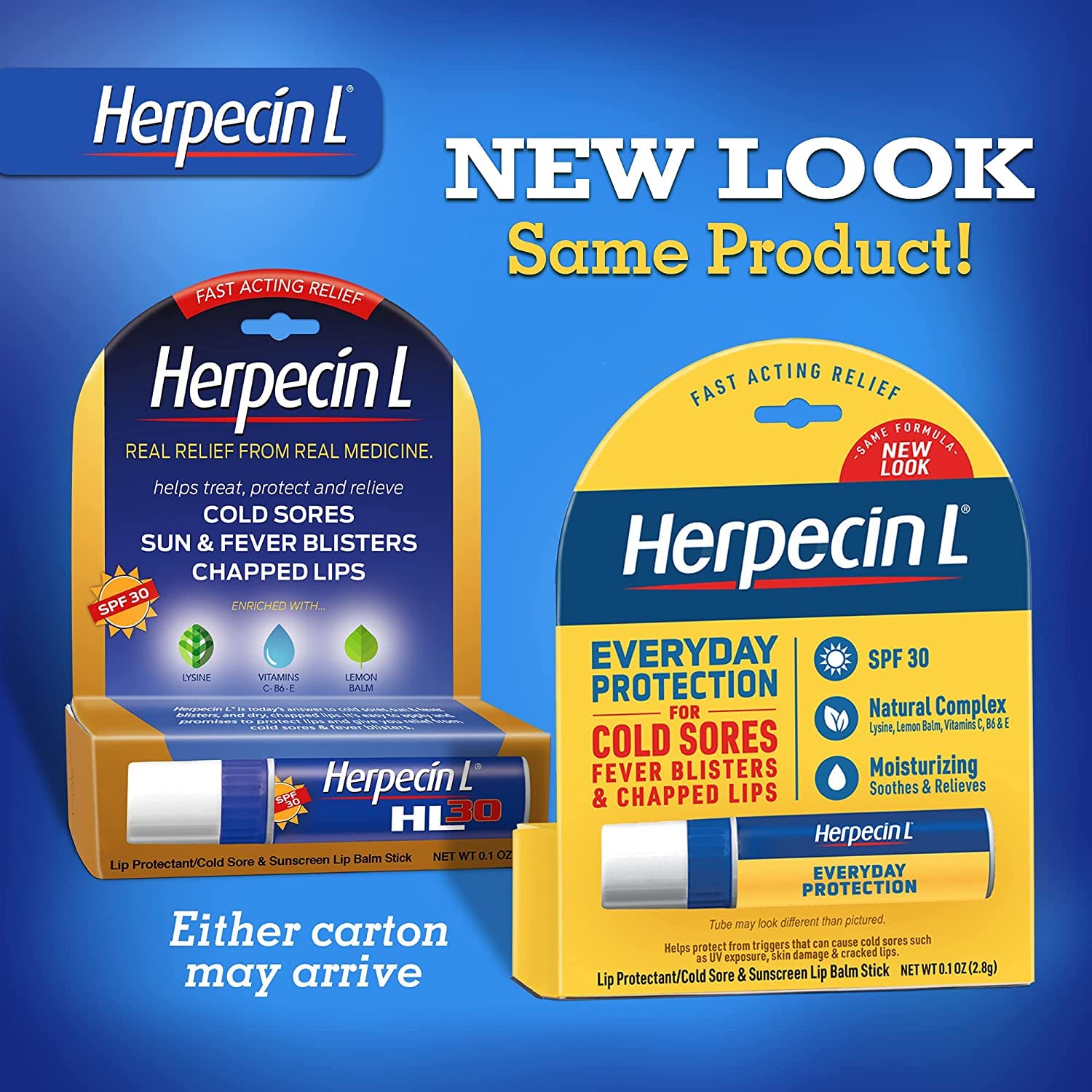 No numbing agents in Herpecin-L lip balm for daily comfort.