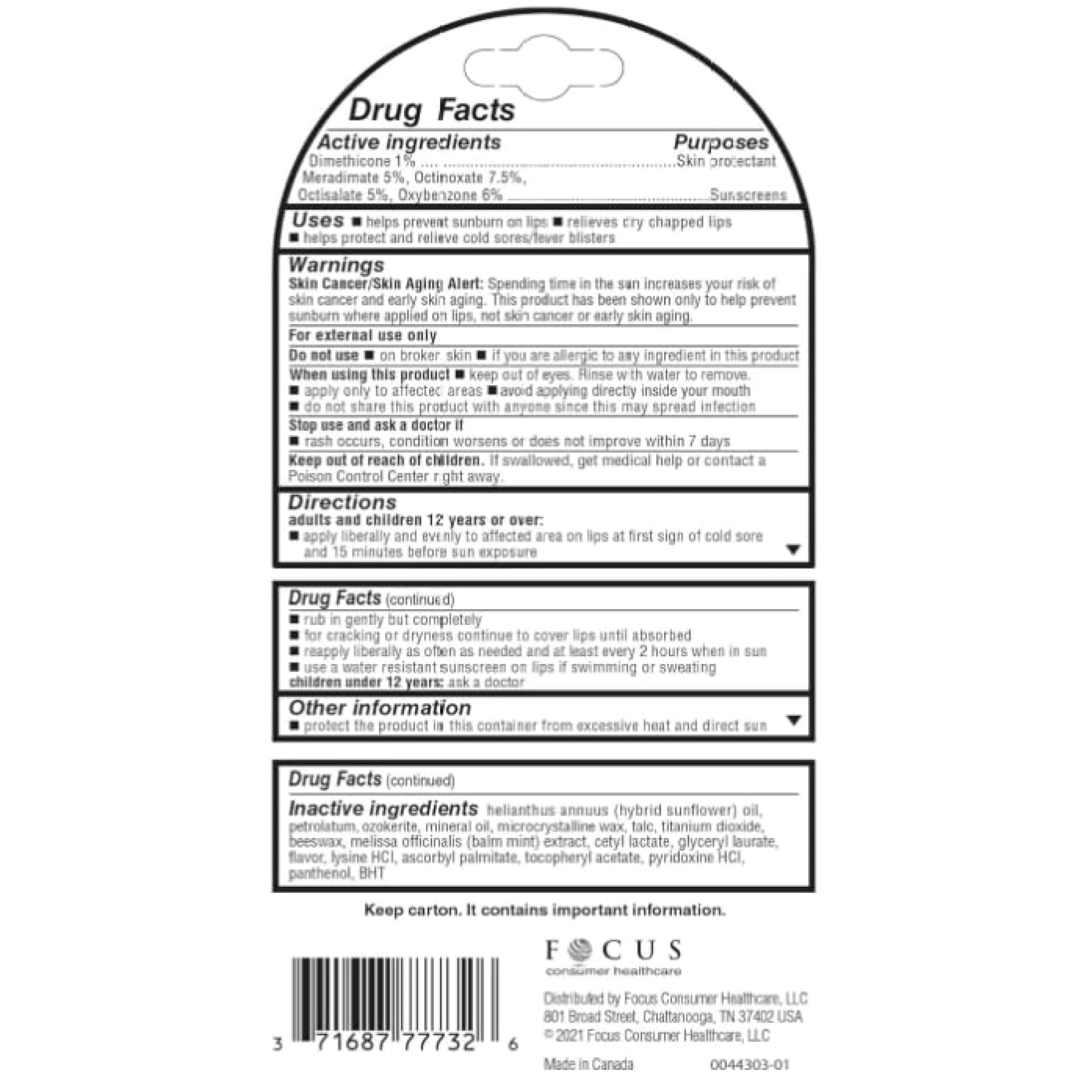 Herpecin-L packaging on shelf signals daily lip defense for shoppers