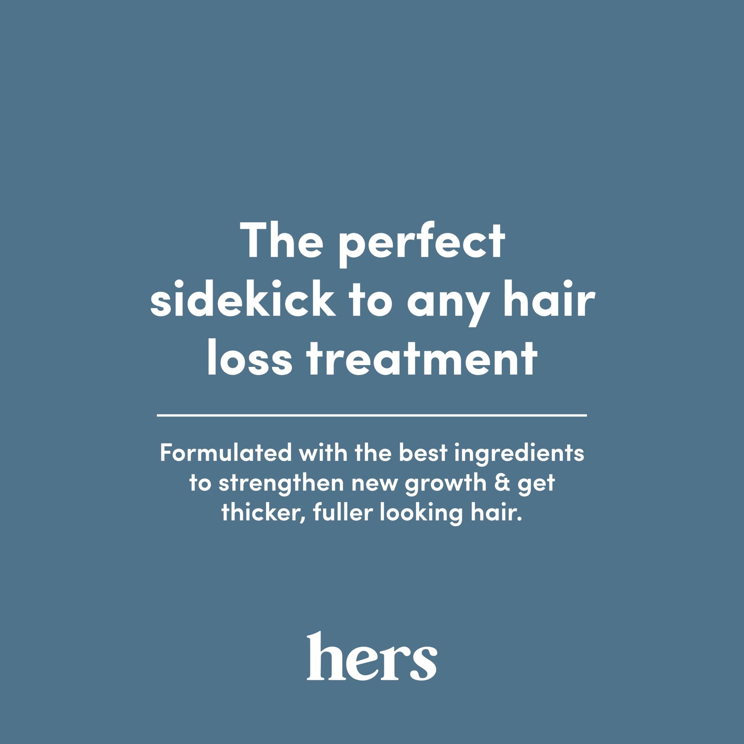hers Full Volume Shampoo 2-pack packaging on shelf