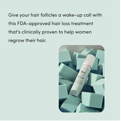 Hims & Hers hair regrowth foam 2-pack packaging for value.
