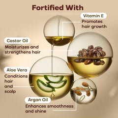 HerStyler Castor Oil Hair Serum on hair delivers smooth texture.