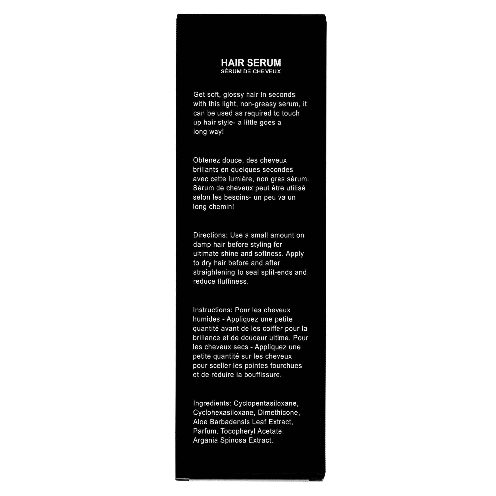 HerStyler Serum hair-smooth-application shows easy routine while styling