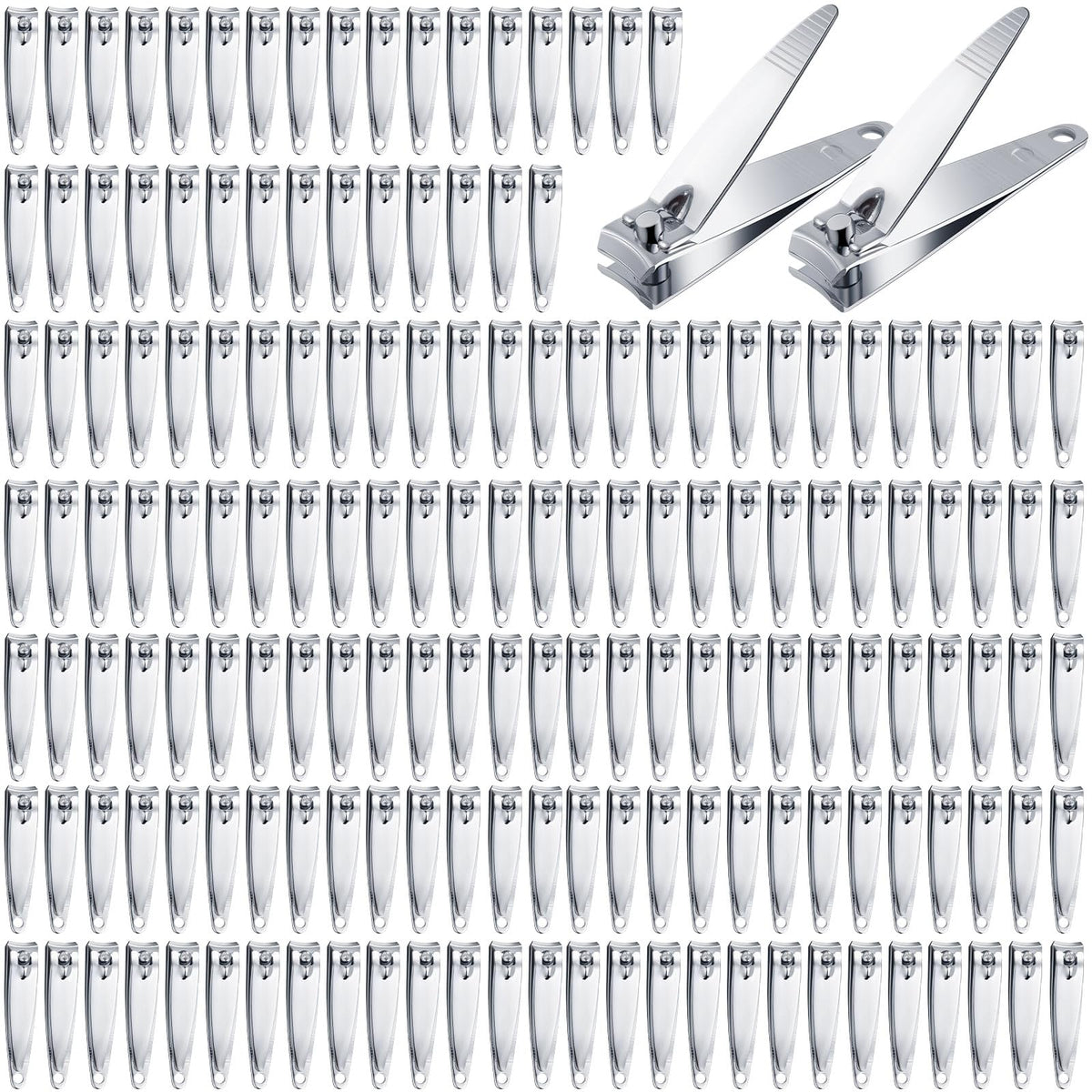 HESTYA nail clippers bulk pack in stainless steel for durable daily use.