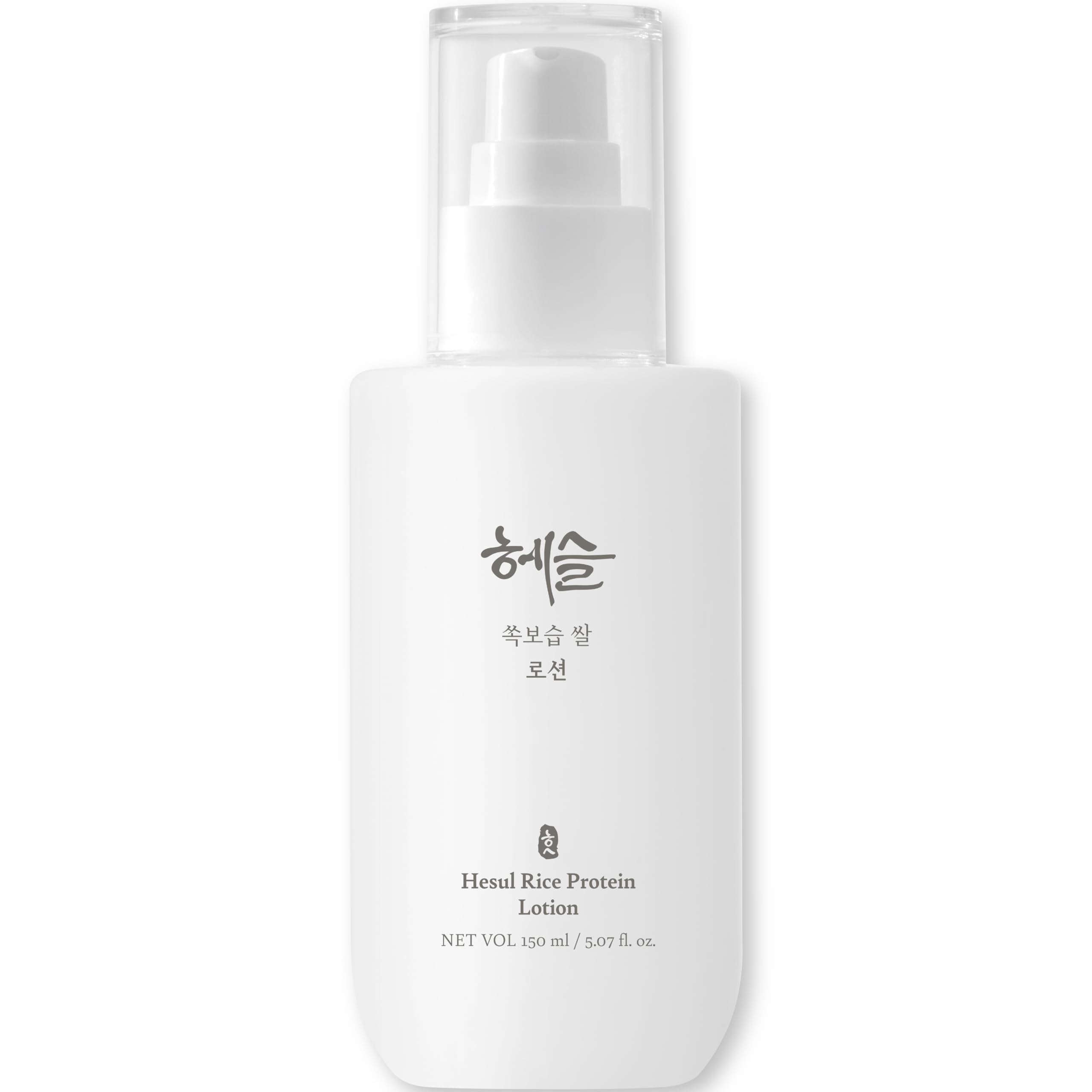 Hesul Rice Protein Lotion bottle, providing gentle daily hydration for sensitive skin.