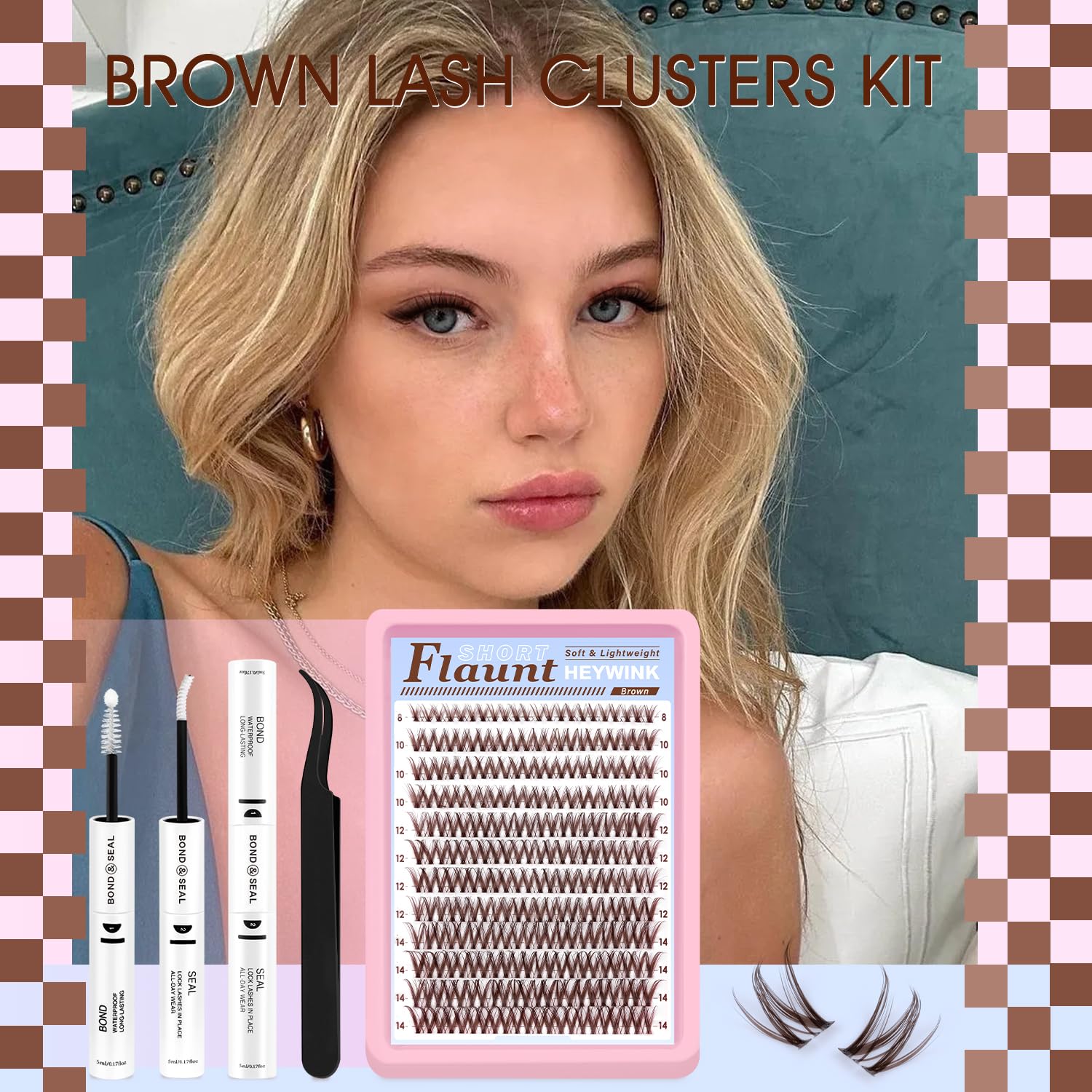HEYWINK DIY kit compact case enables mess-free, portable lash styling