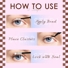 HEYWINK Reusable lash clusters keep curl and shape for multiple uses.