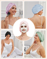 HFRHTGY bonnet under CPAP or helmet demonstrates hair-safe low-friction design.