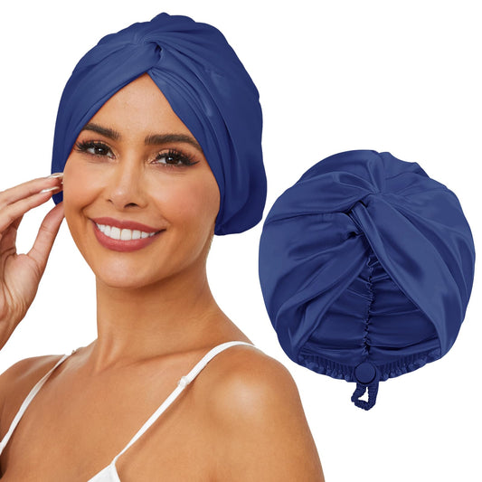 HFRHTGY adjustable-clasp bonnet for secure sleep and reduced facial marks